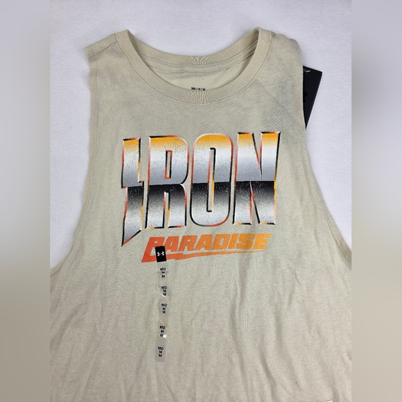 Under Armour Women's Project 'Iron Paradise' Training Tank Size M NWT K-0948 - Picture 3 of 11